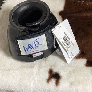 mini horse bell boots Davis size 2  set of two blackNWT